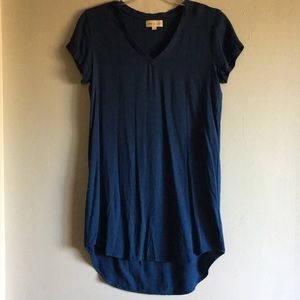 Cloth & Stone Janine shift dress in blue
